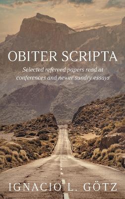 Obiter Scripta