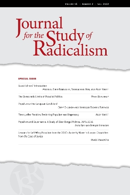 Journal for the Study of Radicalism 16, no. 2