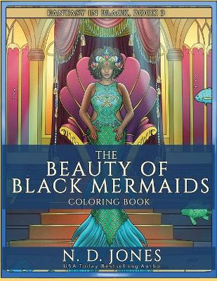 Beauty of Black Mermaids Coloring Book