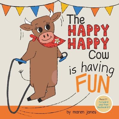 Happy Happy Cow Is Having Fun