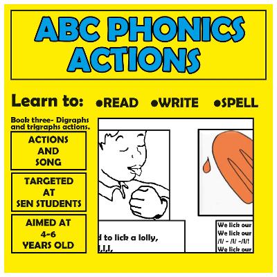 My ABC Phonics Book- Diagraphs and Trigraphs Action