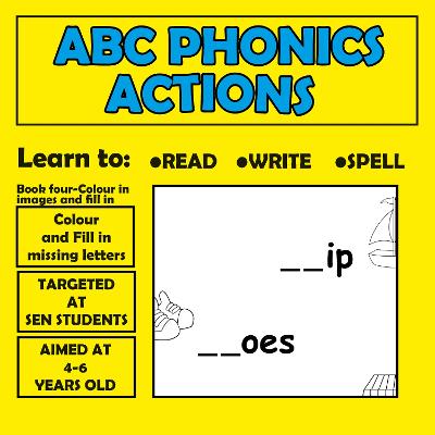 My ABC Phonics colour and fill in book