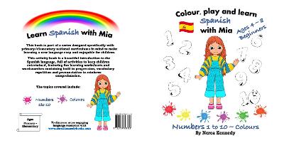 Colour, play and learn Spanish with Mia