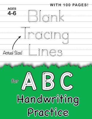 Blank Tracing Lines for ABC Handwriting Practice (Large 8.5"x11" Size!)