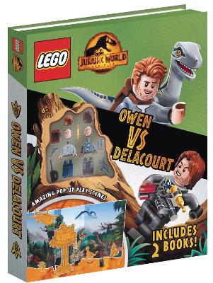 LEGO (R) Jurassic World (TM): Owen vs Delacourt (Includes Owen and Delacourt LEGO (R) minifigures, pop-up play scenes and 2 books)