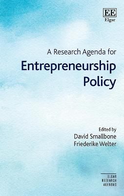 Research Agenda for Entrepreneurship Policy