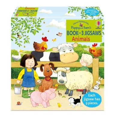 Poppy and Sam's Book and 3 Jigsaws: Animals