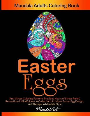 Easter Eggs Mandala Adults Coloring Book