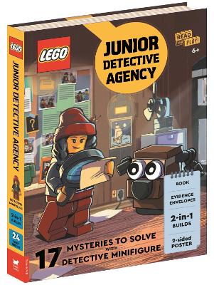 LEGO (R)  Books: Junior Detective Agency (with detective minifigure, dog mini-build, 2-sided poster, play scene, evidence envelopes and LEGO elements)