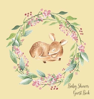 Woodland Baby Shower Guest Book (Hardcover)