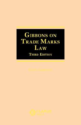 On Trade Marks Law Third edition