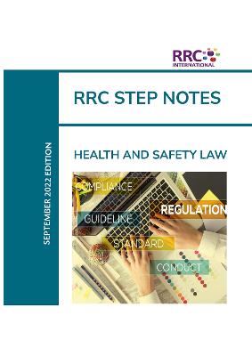 RRC STEP Note: Health and Safety Law