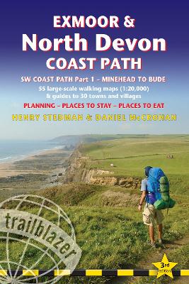 Exmoor & North Devon Coast Path, South-West-Coast Path Part 1: Minehead to Bude (Trailblazer British Walking Guides)