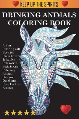 Drinking Animals Coloring Book