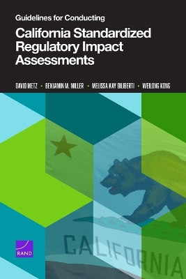 Guidelines for Conducting California Standardized Regulatory Impact Assessments