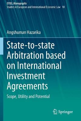 State-to-state Arbitration based on International Investment Agreements