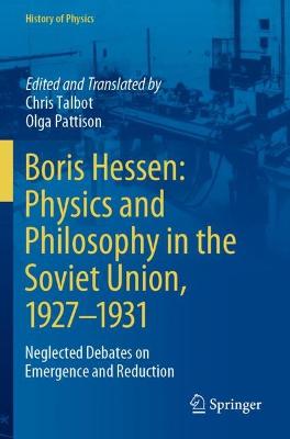 Boris Hessen: Physics and Philosophy in the Soviet Union, 1927-1931