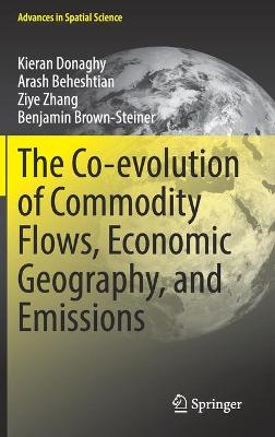 Co-evolution of Commodity Flows, Economic Geography, and Emissions