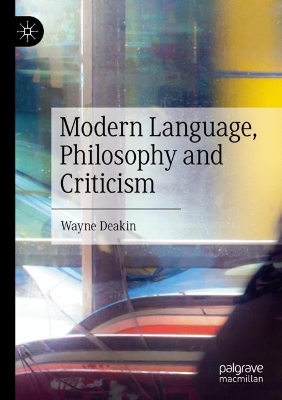 Modern Language, Philosophy and Criticism