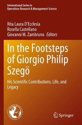 In the Footsteps of Giorgio Philip Szegoe