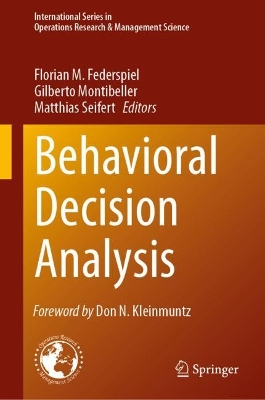 Behavioral Decision Analysis