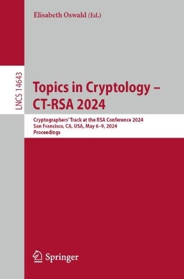 Topics in Cryptology - CT-RSA 2024