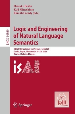 Logic and Engineering of Natural Language Semantics