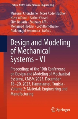 Design and Modeling of Mechanical Systems - VI