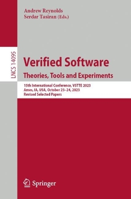 Verified Software. Theories, Tools and Experiments