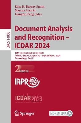 Document Analysis and Recognition - ICDAR 2024