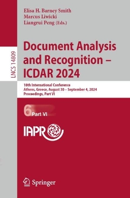 Document Analysis and Recognition - ICDAR 2024