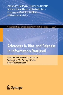 Advances in Bias and Fairness in Information Retrieval