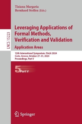 Leveraging Applications of Formal Methods, Verification and Validation. Application Areas