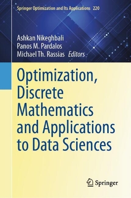 Optimization, Discrete Mathematics and Applications to Data Sciences