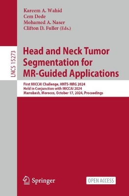 Head and Neck Tumor Segmentation for MR-Guided Applications