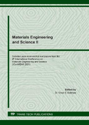 Materials Engineering and Science II