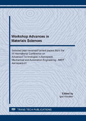 Workshop Advances in Materials Sciences