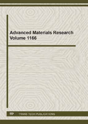 Advanced Materials Research Vol. 1166