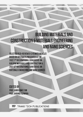 Building Materials and Construction & Materials Engineering and Nano Sciences