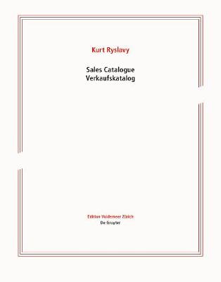 Sales Catalogue / Verkaufskatalog