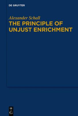 Principle of Unjust Enrichment