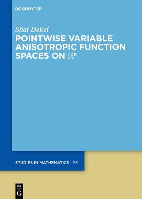 Pointwise Variable Anisotropic Function Spaces on ??