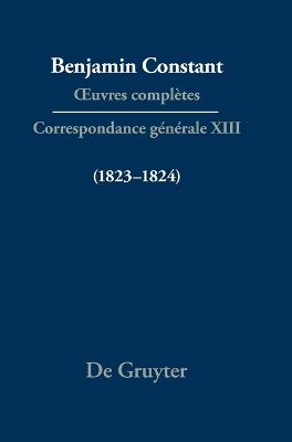 Correspondance generale 1823-1824