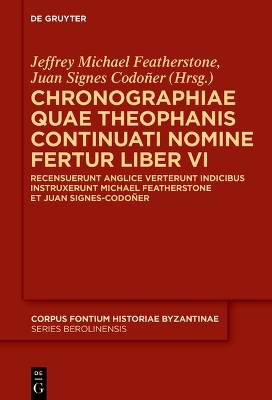 Chronographiae quae Theophanis Continuati nomine fertur Liber VI