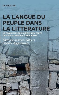 La La Langue Du Peuple Dans La Litterature