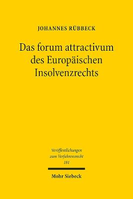 Das forum attractivum des Europaeischen Insolvenzrechts