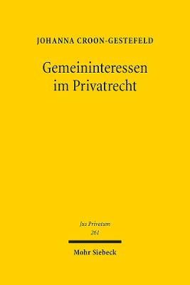 Gemeininteressen im Privatrecht