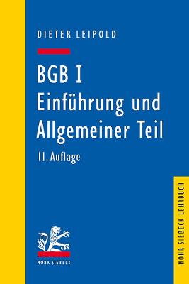 BGB I: Einfuehrung und Allgemeiner Teil