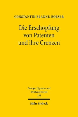 Die Erschoepfung von Patenten und ihre Grenzen