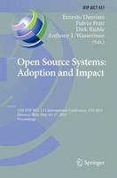 Open Source Systems: Adoption and Impact